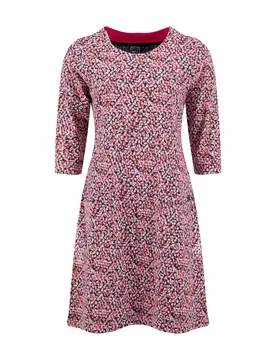 Weird Fish Starshine Printed Jersey Dress Size 10 - women women all-womens women dresses - Begonia Pink - FashionsVida