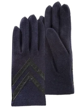 Gants tactiles laine Marine marine Tailleunique - Isotoner - FashionsVida