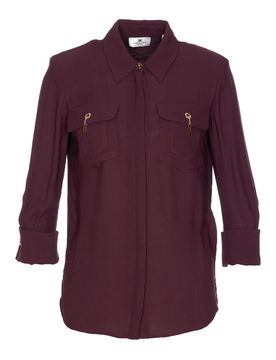 Elisabetta Franchi Camicia Bordeaux