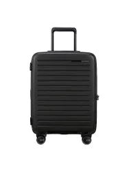 Bagage cabine Trolley RESTACKD SPINNER 55cm extensible Noir noir