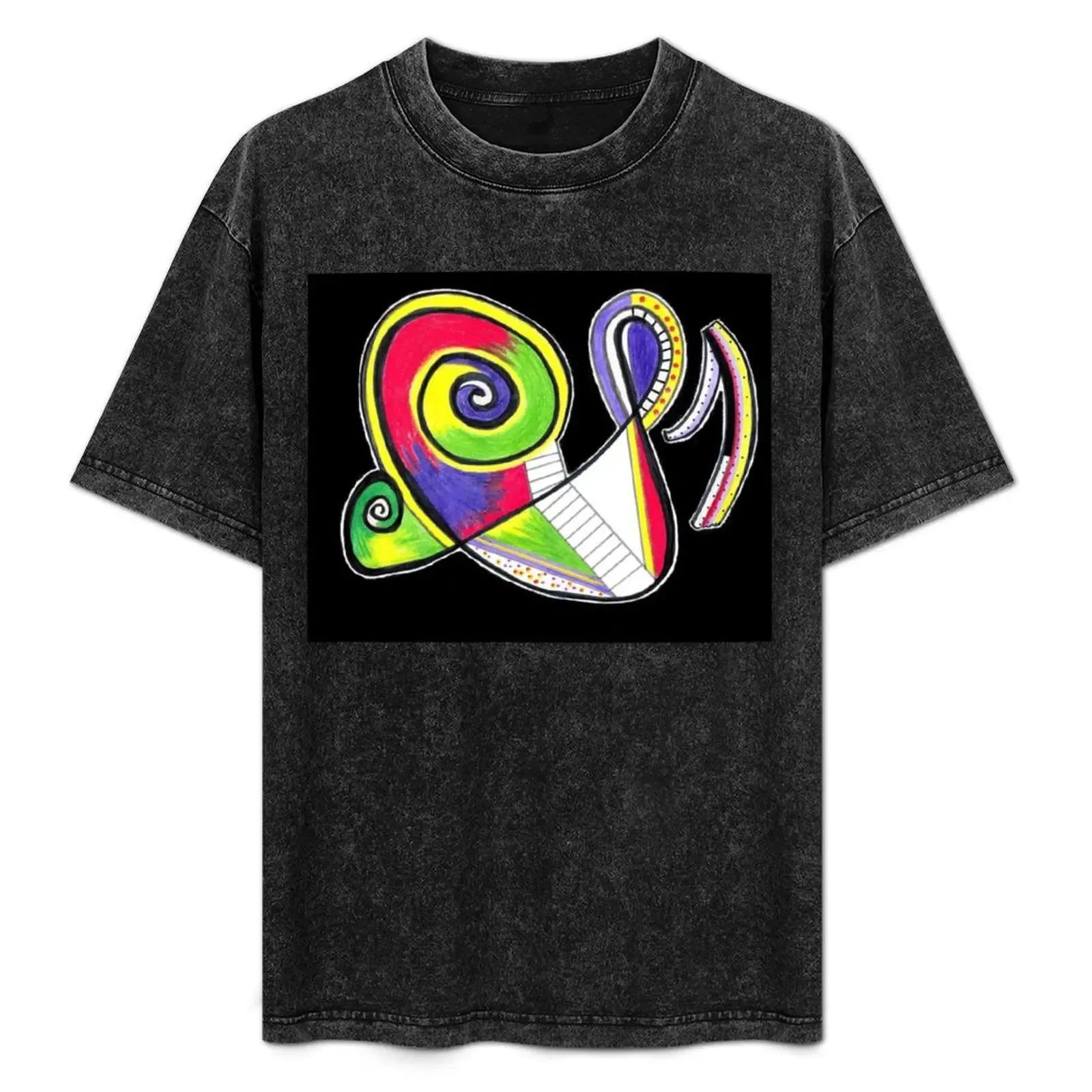 Abstract 5 T-Shirt Comfortable Work Wear Tee - Aliexpress - FashionsVida