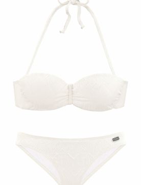 BUFFALO Bikini blanco lana