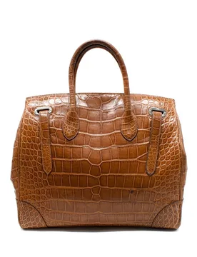Ricky 33 Caiman Crocodile Bag - Ralph Lauren - FashionsVida