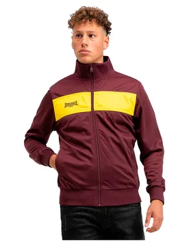 Veste De Survêtement Alnwick Oxblood / Yellow 3XL - Lonsdale - FashionsVida