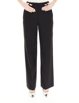 Pantalone wide leg NERO S