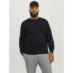 Pull Basic Plus Size Black 4XL