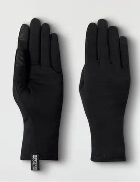 Gants Merino 150 Black M Homme