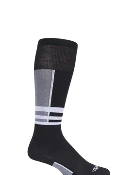Pair Powder White Ultra Thin Light Weight Ski Socks Unisex 5.5-7.5 Unisex - - Black - Size: 5.5-7.5 Unisex - Thorlos - FashionsVida