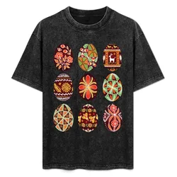 Pysanky T-Shirt Casual Lightweight Short Sleeve Top