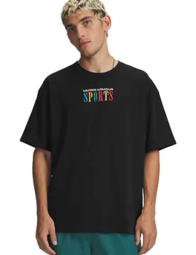 T-shirt à Manches Courtes Heavyweight Sports Black S - Under armour - FashionsVida