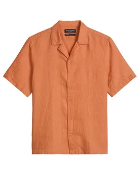 Camicia di lino corallo M - Marc O'Polo - FashionsVida