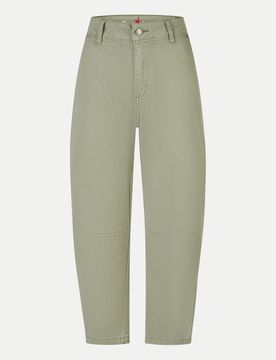 Barrel-Fit Jeans Grün XS