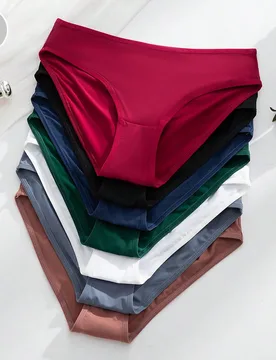 Paquete de 7 bragas de bikini sin costuras con adorno de encaje para mujer, ropa interior elegante y cómoda - Shein - FashionsVida