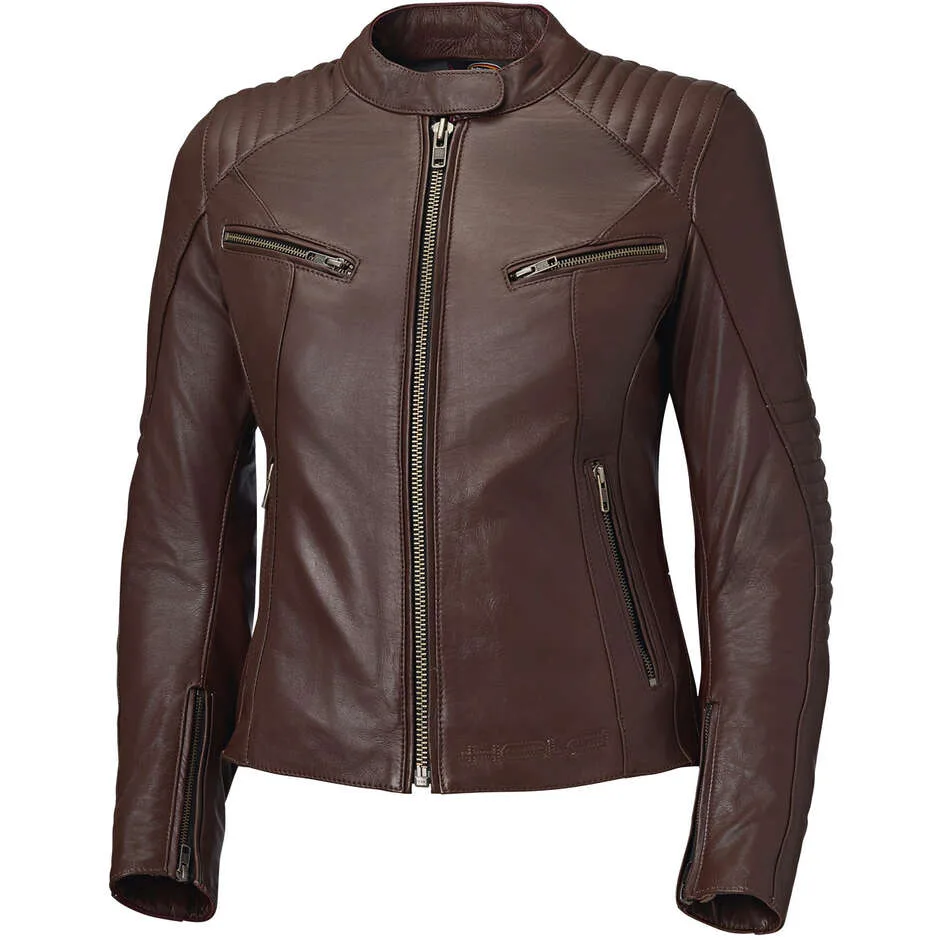 Giacca Moto Donna Robin Marrone taglia 46 - Held - FashionsVida