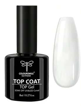 Capa superior de gel sin necesidad de limpiar, brillo duradero, removible, lámpara de gel LED para uñas, regalo para mujeres - Shein - FashionsVida