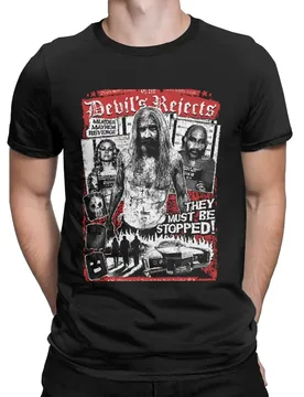 Scary Movie The Devils Rejects Horror Halloween Vintage Pure Cotton Tees House of 1000 Corpses Gifts Clothing New Arrival - Aliexpress - FashionsVida
