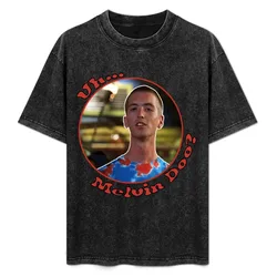 Uh Melvin Doo T-Shirt Basic Solid Tee for Daily Use