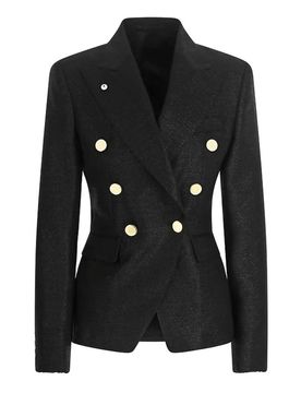 Giacca Ilaria Nera in Lurex