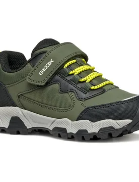 Scarpe Senza Lacci Magnetar Abx Military / Lime EU 37 - Geox - FashionsVida
