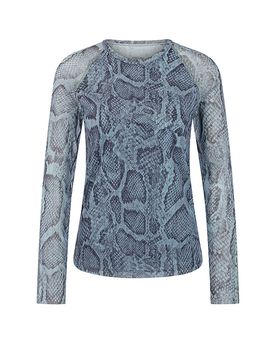 Camiseta de manga larga azul oscuro 42