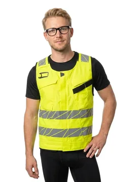 Gilet à Outils High Visibility Yellow / Dark Navy Blue 5XL - MASCOT - FashionsVida