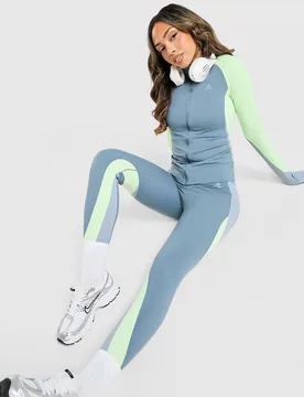 Vision Colour Block Leggings - Damen, Grau - female - Size: XS - MONTIREX - FashionsVida