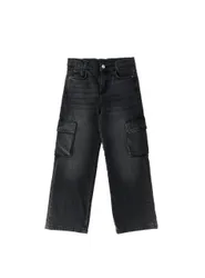 LIU JO Jeans cargo JUNIOR NERO 10
