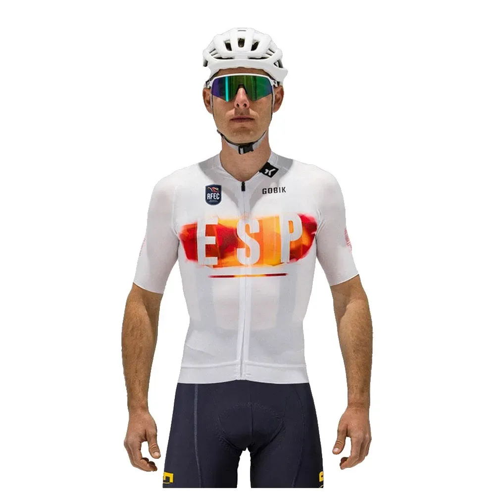 Maglia A Maniche Corte Cx Pro .0 Spanish Champion Rfec White - Gobik Teams - FashionsVida