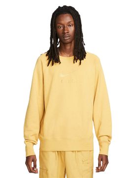Air French Terry Crew - Sweatshirt-Crewneck - gelb - Herren - Size: XL