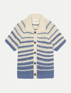 Closed Polo Cardigan Blau L