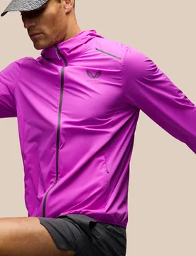 Men's Zone Lvs Running Jacket - Ultra Violet ULTRA VIOLET S male - Castore - FashionsVida