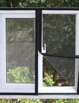 Malla de pantalla de ventana con cremallera, borde negro, red negra, fácil de abrir y cerrar, transpirable, anti-mosquitos y insectos para ventanas d - Shein - FashionsVida