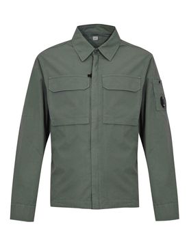 Overshirt In Cotone Green