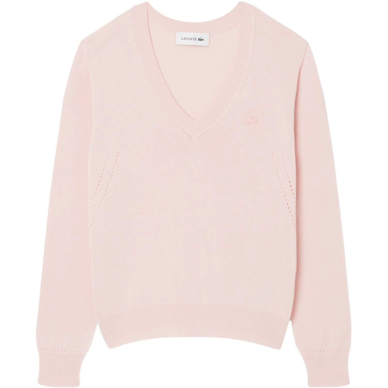 LACOSTE Pullover V Neck, rosa 42 - Lacoste - FashionsVida