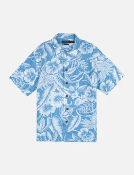 Polo Resorthemd mit floralem Print Blau XXL - Ralph Lauren - FashionsVida