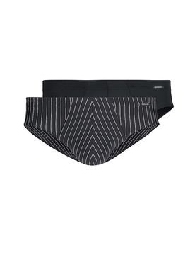 Brasil-Slip Paquete de 2 MICRO MULTIPACK selección blackstripe negro XXL