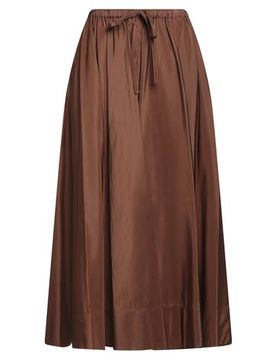 Falda midi Mujer Marrón 36,38,42 Mujer