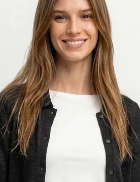 Leichte Langarm Jacke in Leinen-Optik female Schwarz