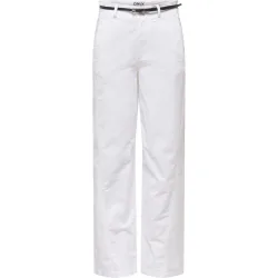 Pantalón largo y ancho de mujer y de cintura alta