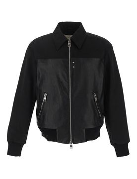 Alexander Mcqueen Bomber in pelle