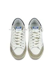 Sneakers In Pelle Uomo RETRo blu