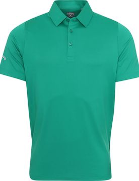 Polo Swing Tech Solid, kurzarm, gruen xs