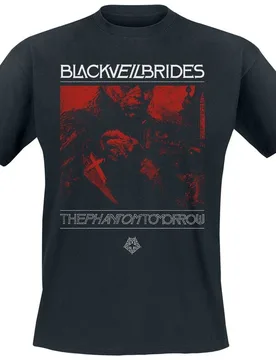 T-Shirt - The phantom tomorrow - S bis 5XL - für Männer - Größe 4XL - schwarz - Lizenziertes Merchandise! - Männer - male - Black Veil Brides - FashionsVida