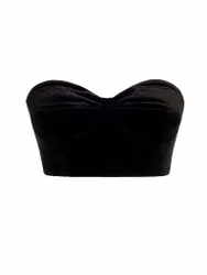 Top Corto Aderente nero 40