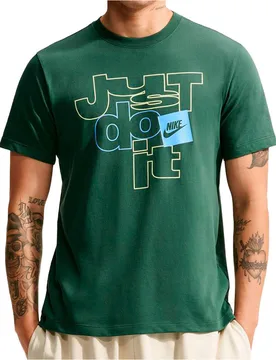 U nsw tee std club jdi camiseta manga corta hombre Verde (M) - Nike - FashionsVida