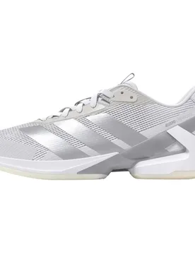 Adizero Ubersonic 5 Hard Court Shoes Cloud White / Silver Met / Cloud White UK 7 - Adidas - FashionsVida