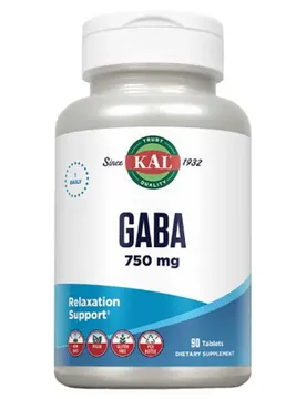 Comprimés Gaba 750mg Amino Acid 90 Unités