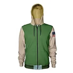 Sweat Guile Street Fighter Green S unisex