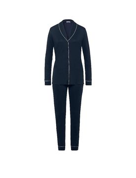 Pyjama Natural Comfort blau M damen