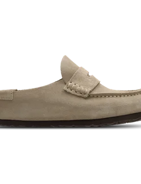 Suede Damen Flip-Flops und Sandalen - Beige - Größe 36 - Wildleder Beige 36 - Birkenstock - FashionsVida